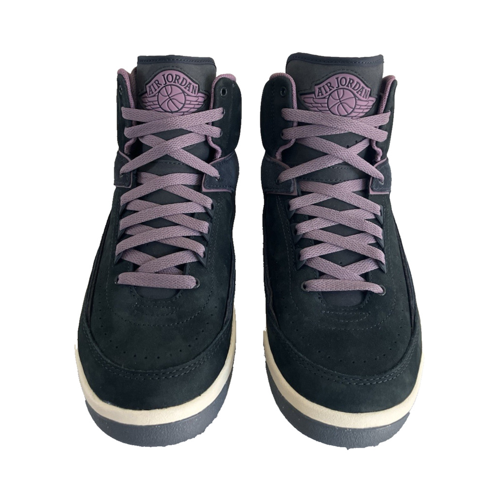 Womens Size 9.5 Mens 8 Nike Air Jordan 2 Retro Off Noir Mauve Basketball Shoes - Picture 8 of 14